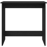 vidaXL Radni stol crni 80 x 40 x 75 cm od iverice | shoptok.hr