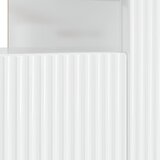  LED TV kabinet Bijela visokog sjaja Konstruirano drvo | shoptok.hr