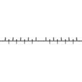 Pribor za klizna vrata 427 cm čelični crni | shoptok.hr