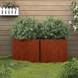  Sadilice 2 kom 32 x 30 x 29 cm od čelika COR-TEN | shoptok.hr