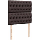  Otomanski krevet s madracem tamnosmeđi 90x200 cm tkanine | shoptok.hr