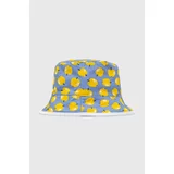 United Colors Of Benetton Pamučni dvostrani šešir za djecu boja: žuta, pamučni