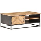  Stolić za kavu 90 x 50 x 35 cm od masivnog bagremovog drva | shoptok.hr