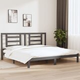 Furnova Posteljni okvir siv iz trdne borovine 200x200 cm, (21935436) Cene