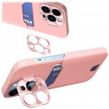 HURTEL USNJENA STOJEČA ETUI ZA SAMSUNG GALAXY S23 ROZA, (21896489) | Shoptok.si
