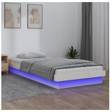  LED posteljni okvir bel 90x190 cm 3FT trles | Shoptok.si