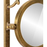  Stalak za prtljagu s vješalicama i zidnim ogledalom aluminijski | shoptok.hr