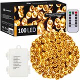  LED lampice na baterije - 100 lampica toplo bijele | shoptok.hr