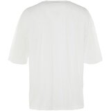 Trendyol White Men's Basic Crew Neck Oversize Short Sleeve T-Shirt Cene