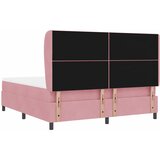  Krevet s opruga kutije Ružičasta 200 x 180 cm Baršun | shoptok.hr