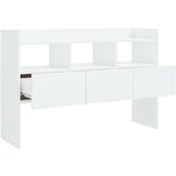 vidaXL Komoda visok sijaj bela 105x30x70 cm iverna plošča | Shoptok.si