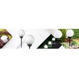  LED solarna lampa LED/1,2V 6500K 200 mAh prečnik 20 cm IP44 bela/crna | Eponuda.com