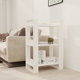 vidaXL Ormarić za knjige / pregrada bijeli 60x35x91 cm od borovine Cijene
