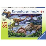 Ravensburger puzzle (slagalice) - Igralište za dinosauruse RA08613 Cene