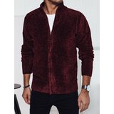 DStreet Sweter męski rozpinany bordowy | shoptok.hr