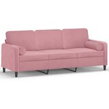  The Living Store Kavč trosed z okrasnimi blazinami roza 180 cm žamet - Trosed, (21494341) | Shoptok.si
