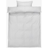  Stie set krep posteljine 140x200 bela/siva ( 7394480 ) | ePonuda.com