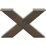  Noge kavne mize v obliki črke X 2 kosa 50x(30-31) cm jeklo, (22094571) | Shoptok.si