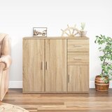  Komoda sonoma hrast 91x29,5x75 cm inženirski les Cene