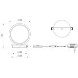 ONLI LED stona lampa NOELIA LED/4W/230V 17 cm crna | Eponuda.com