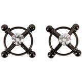 Bad Kitty Nipple Jewellery Shiny Star 053943 Black Cijene