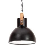  Industrijska viseća svjetiljka 25 W crna okrugla 40 cm E27 | shoptok.hr