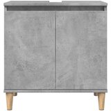 vidaXL Ormarić za umivaonik siva boja betona 58 x 33 x 60 cm drveni | shoptok.hr