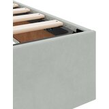  Otomanski krevet s pohranom Svjetlosiva 100 x 200 cm Baršun | shoptok.hr