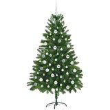 vidaXL Božično drevo med 300 LED z stojalom Zelena 180 cm PE | Shoptok.si