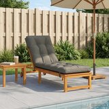  Jastučić za ležaljku VIANEN 100% poliester Siva 200 x 60 x 8 cm Slike