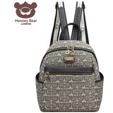 Henny Bear Ranac h-1172 black bear 25x15x31 Cene