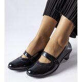 Gemre Black low block heel pumps Simi | Shoptok.si