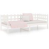  Dnevni krevet bez madraca bijeli 90 x 200 cm masivna borovina - Bijela 90 x 200 cm | shoptok.hr