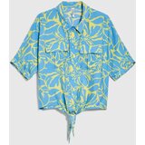 Marisse Patterned Shirt With Ties, Yellow | ePonuda.com