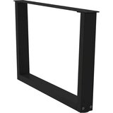  Noge za klub stolić V-oblika 2 kom Crne 70 x (42-43,3) cm Čelik | shoptok.hr