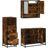  3-dijelni set kupaonskog namještaja boja hrasta drveni | shoptok.hr
