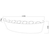 Top Light-LED Spoljašnja zidna svetiljka RAY LED/10W/230V 3000/4000/6500K IP54 crna | Eponuda.com