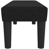  Klupa crna 100x30x30 cm od tkanine | shoptok.hr