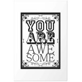  Plakat - You Are Awesome 21x30 Bez okvira s margom | shoptok.hr