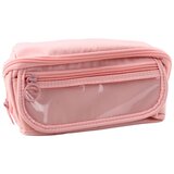 Školski set pernica, proširiva, prostrana, ružičasta, 20x10 cm | shoptok.hr