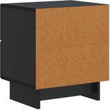  Noćni ormar 2 pcs Crna 43 x 34,5 x 47,5 cm Konstruirano drvo | shoptok.hr
