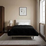  Ljetni pokrivač Crna 155 x 200 cm Mikrofibra i teddy flis | shoptok.hr