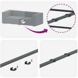  Modularni kauč s naslonom za ruke i jastucima svijetložuti 100 cm - Svjetložuta Kutna sofa | shoptok.hr