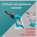 Total akumulatorski visokotlačni čičstilec 24,8Bar/20V/2.0Ah-7.5Ah/P20S (set baterija 1x4Ah, polnilec) (TPWLI20084) | Shoptok.si