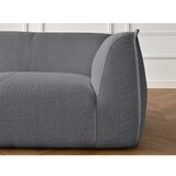 Bobochic Paris Temno siva sedežna garnitura iz tkanine bouclé 242 cm Giorgia – | Shoptok.si