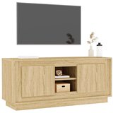 vidaXL TV ormarić boja hrasta 102x35x45 cm od konstruiranog drva | shoptok.hr