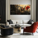 Slika leptira Poppi dream - 100% originalna akrilna slika