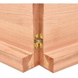 Stolna ploča svjetlosmeđa 120x60x(2-6) cm obrađena hrastovina | shoptok.hr