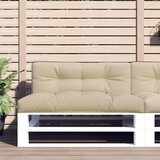  Jastuk za palete bež 120 x 40 x 12 cm od tkanine | shoptok.hr