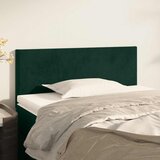  Uzglavlje tamnozeleno 80 x 5 x 78/88 cm baršunasto | shoptok.hr